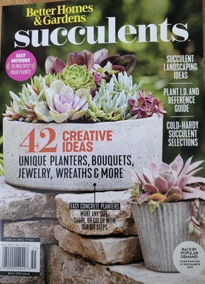 Better Homes & Gardens Succulents 2020 Creative Ideas/Planters/Bouquets-image