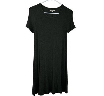 Madewell Olive Green Modal Dress Size XS-image