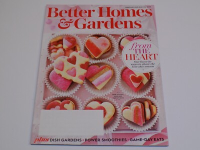 Better Homes Gardens Magazine Feb 2020 Valentine's Day From the Heart Smoothies-image