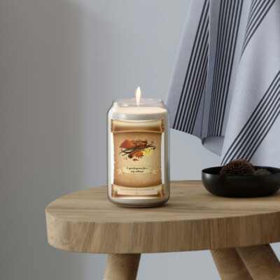 Cozy and Comforting Spice Candle - Relax and Enjoy , 13.75oz-image
