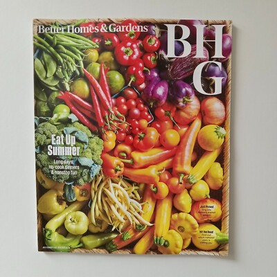 BETTER HOMES & GARDENS MAGAZINE - JULY/AUG 2024 - Eat Up Summer - BRAND NEW-image