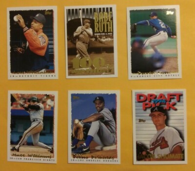 1995 Topps Base Singles #1-250 - You Pick - Save 40% on 4+ Complete Your Set!-image