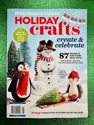 Better Homes & Gardens Magazine Holiday Crafts Create & Celebrate 87 Projects-image