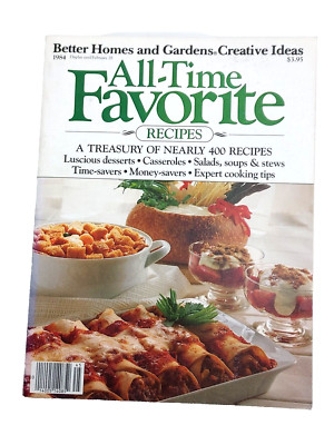 Better Homes and Gardens Creative Ideas All Time Favorite Recipes 1984-image