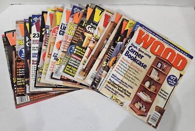 Lot of 20 Better Homes & Gardens WOOD Magazines -image