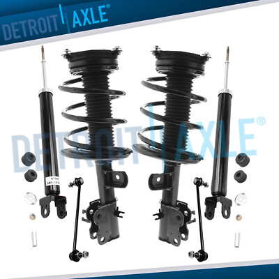 Front Struts Rear Shock Absorbers Sway Bars Kit for 2016 - 2018 Nissan Maxima-image