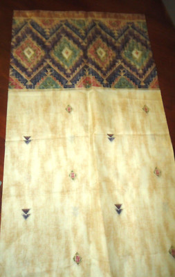 EX-CELL AZTEC RUST SOUTHWESTERN PURPLE RED (1P) SHOWER CURTAIN 70X72-image