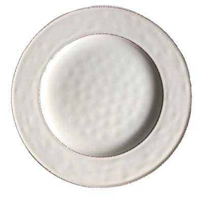 Pier 1 Martillo White Set Of 6 Dinner Plates 10.75