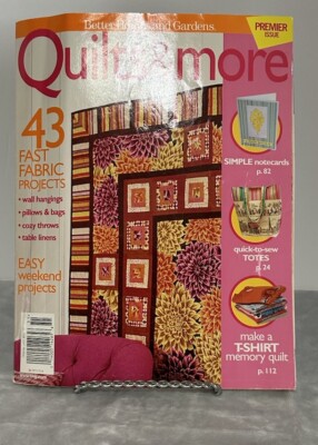 Better Homes Quilts & More Magazine 43 Fabric Projects 2005-image