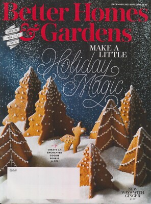 Better Homes & Gardens December 2021 Make a Little Holiday Magic (Magazine: Home-image
