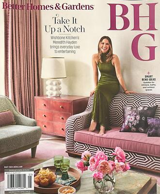 NEW Better Homes & Gardens Magazine May 2025 Take it Up a Notch FREE SHIP USA-image