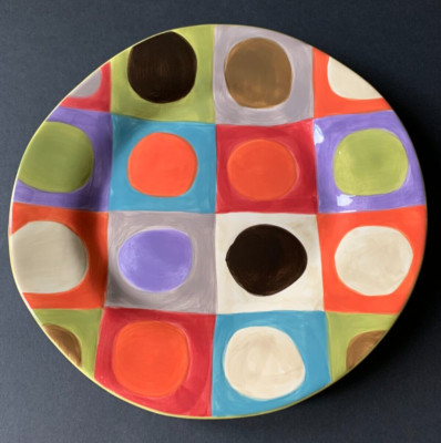 Urban Dots Dinner Plate 11.5