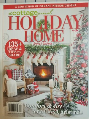 The Cottage Journal Holiday Home January 2022 Magazine Comfort & Joy Cozy  M17-image
