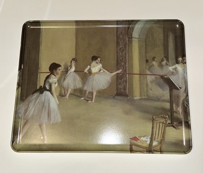 Design Imports LTD Melamine Made In Italy Ballet Scene Rectangular Tray Vintage-image