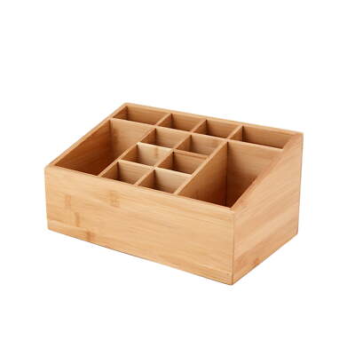 Better Homes & Gardens Bamboo Bathroom Cosmetic & Toiletry Organizer-image