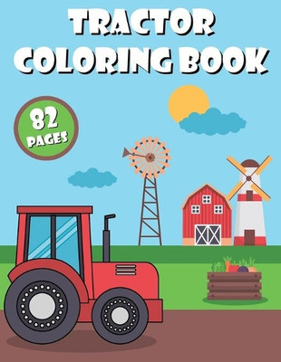 Ag Design Tractor Coloring Book (Paperback) (UK IMPORT)-image