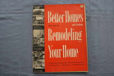1947 BETTER HOMES AND GARDENS MAGAZINE - REMODELING YOUR HOME COVER - E 9671-image