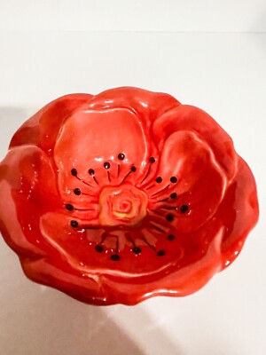 Pier 1 Imports Poppy Red/Orange All Purpose Bowl-image