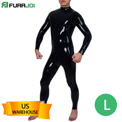 Furrjoi Silicone L Size Neck-Entry BDSM Body Suit For Gay Clubwear Punk Custome-image