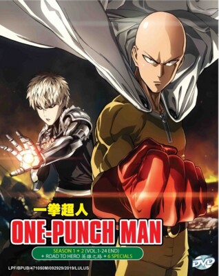 DVD Anime One-Punch Man Complete Set (Season 1+2) Road To Hero +Specials ENGLISH-image