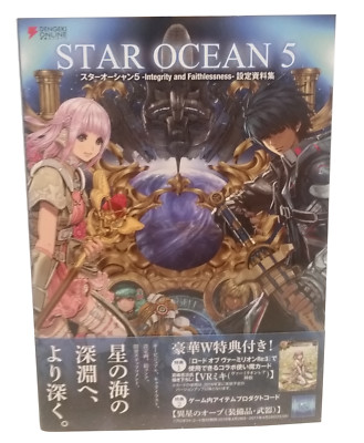 Star ocean 5 Design Materials Illustrations Art Book Japan Import-image