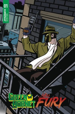 Green Hornet Miss Fury #1 2025 Edgar Cover D Dynamite RB02-image