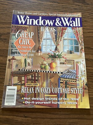 Better Homes And Gardens Special Interest Publication Fall 1994 Window & Wall Id-image