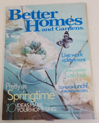 Better Homes and Gardens Magazine April 2004 Pretty as Springtime-image