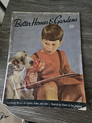 Better Homes and Gardens Magazine, November 1939, 1930's, Mexico, Thanksgiving-image