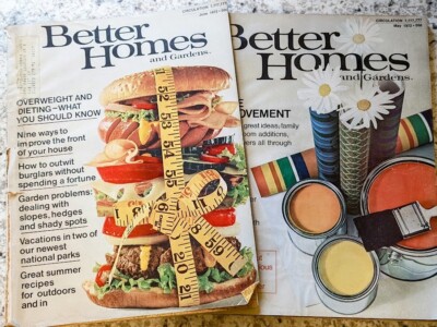 Vintage Better Homes & Garden Magazine May June 1972 Mid Century Culture History-image