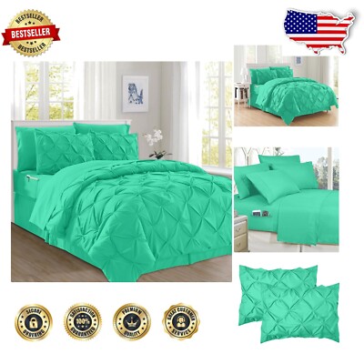 Coziest King Size 8-Piece Bed Set with Deep-Pocket Sheets - Machine Washable-image