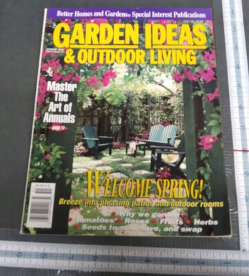 Better Homes & Gardens GARDEN IDEAS & OUTDOOR LIVING Magazine Spring 1995-image