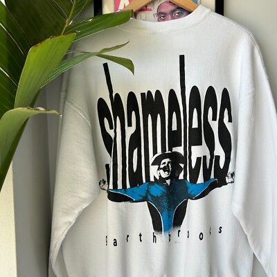 VINTAGE 90s | Garth Brooks Ropin' The Wind Band Tour Crewneck Sweater sz XL-image