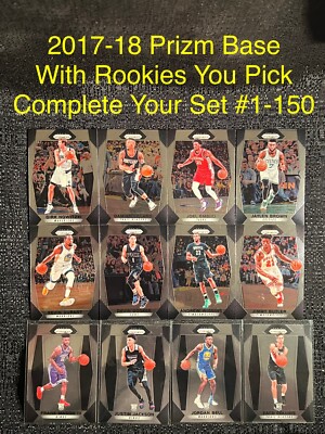 2017-18 PRIZM BASE Basketball Complete Your Set You Pick ROOKIE Card #1-150 2017-image