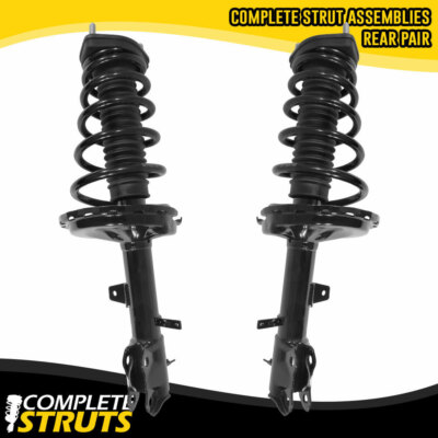 Rear Pair Complete Struts & Coil Spring Assemblies for 2007-2009 Lexus RX350 AWD-image