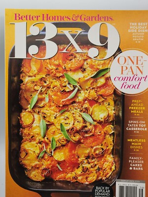 BETTER HOMES & GARDENS 13 X 9 JANUARY 2021 NEW MAGAZINE/ CAKES & BARS/ ONE-PAN-image