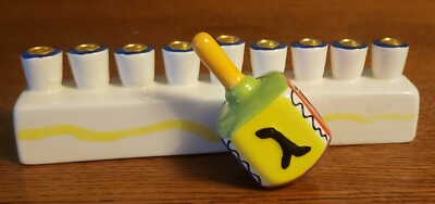 Dreidle Menorah Aviv Judaica Imports Designed by David Heger Hanukkah-image