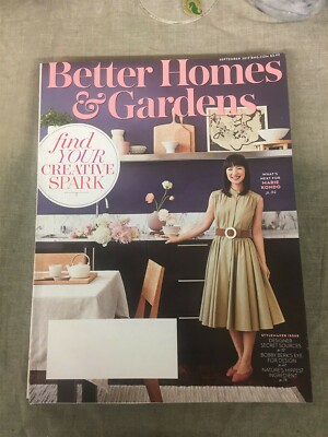 September, 2019 Better Homes & Gardens Magazine Find Your Creative Spark-image