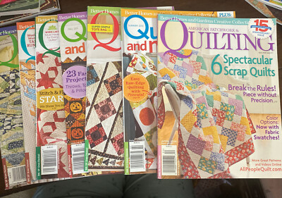 Lot 2008 2010 2011 2012 Better Homes and Gardens American Patchwork and Quilting-image