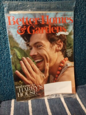 Better Homes & Gardens Magazine June 2022 100th Ann. Harry Styles,new in wrapper-image