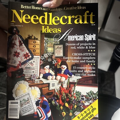 Better Homes & Gardens Creative Ideas Needlecraft Ideas 1988 112 pages COMPLETE-image