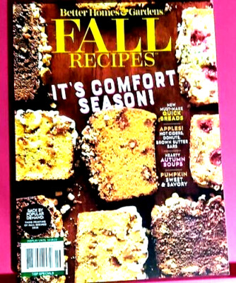 Better Homes & Gardens Magazine 2022 FALL RECIPES - It's Comfort Season!-image