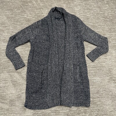 Barefoot Dreams Sweater Womens Large Gray Cozychic Montecito Cardigan Soft Cozy-image