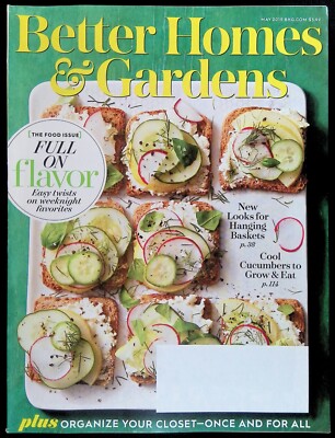 BETTER HOMES & GARDENS VOL. 97 #5 ~ VF 2019 MAY MAGAZINE ~ CUCUMBER, FOOD ISSUE-image
