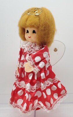 Vintage Vintage Christmas Angel Rotating Musical Music Silent Night 16”-image