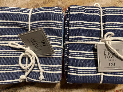 2 X 3 Pack Design Imports Starboard Stripe Heavyweight Dish towel-image