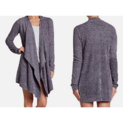 Barefoot Dreams Women’s Bamboo Chic Lite Calypso Wrap Loungewear Gray L/XL-image