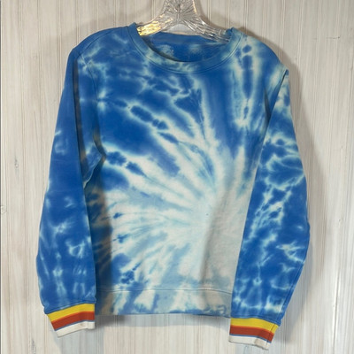 WARM TIE DYE RINGER SWEATSHIRT S-image