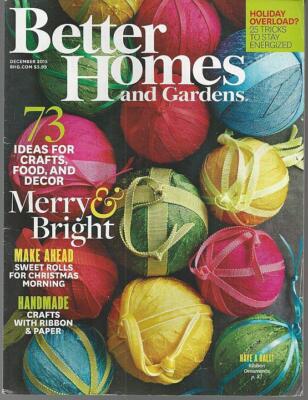 Better Homes Gardens Magazine December 2015 Merry Bright Roasts Parks Cookies-image