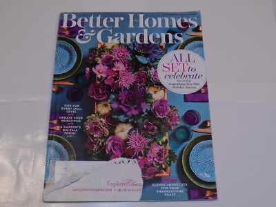 Better Homes and Gardens Magazine November 2021 Thanksgiving Feast Shortcut Fall-image